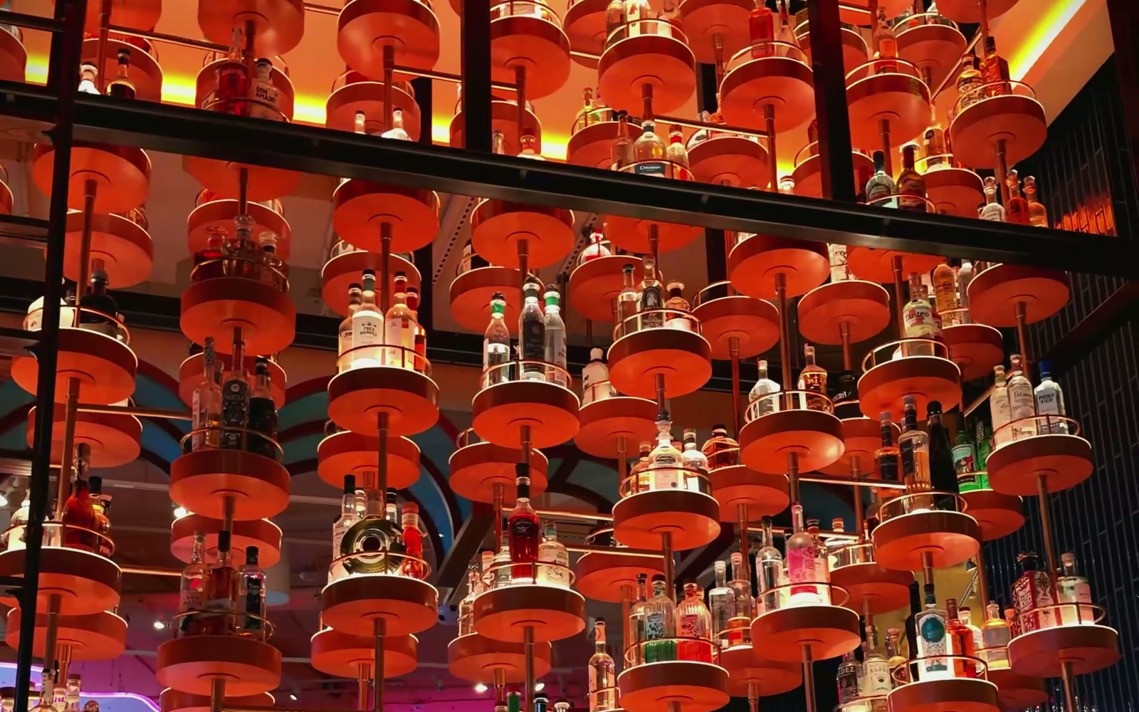The bar at Meximodo Jersey City